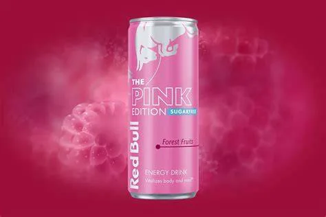 Red Bull Energy Drink Sugar Free Pink Edition Forest Fruits, 250 ml x12