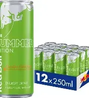 Red Bull Energy Drink Summer Edition Curuba-Elderflower, 250ml x 12